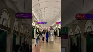 Russian Metro in Saint Petersburg