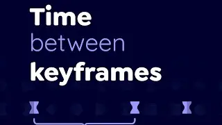 Find the Time (Distance) Between Keyframes in Adobe After Effects