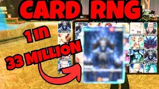 INSANE 1 in 33 Million Card Pull in Roblox Card RNG *UPDATE 3*