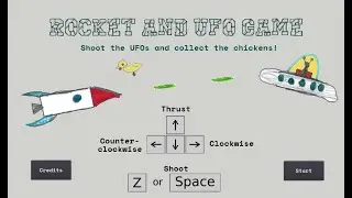 Gameplay video of Rocket and UFO Game