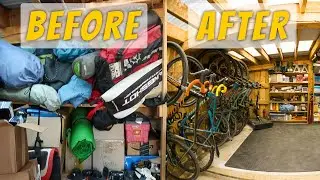 We turned a mouse-infested shed into our DREAM MTB WORKSHOP