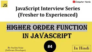 4. JavaScript Interview Question Higher Order Function | JavaScript Interview series in Hindi