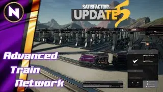 Building an Advanced TRAIN NETWORK | Satisfactory Update 5 | #21 | Tutorial/Guide/Showcase