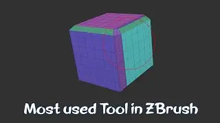 BEVEL - Edge Action - Zmodeler - ZBrush Tutorial