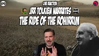 Reaction to JRR Tolkien narrating The Ride of The Rohirrim! #returnoftheking #tolkien Bernard Hill