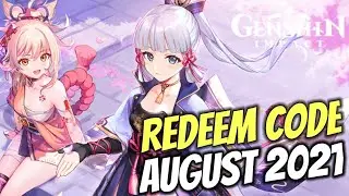 GENSHIN IMPACT Redeem Code August 2021 I Redemption Code Genshin Impact 2021