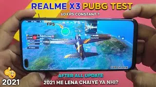 Realme x3 Pubg Test With Fps Meter Full Review After All Update 2021 | realme x3 pubg test