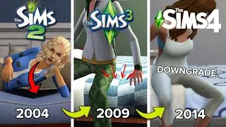 PHYSICS Comparison | Sims 2 vs Sims 3 vs Sims 4 (Part 1)