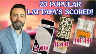 20 Of The Most Popular Lattafa Fragrances Scored! | Which Ones Get a Score Of 10?!