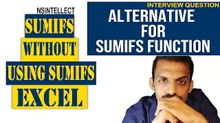 No More SUMIFS Function | Alternate of SUMIF in Excel | Excel SUMIF | Sumproduct Function