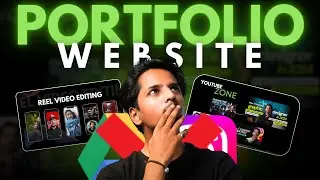 FREE Portfolio Website For Video Editor & Graphic Designer | No Domain Need.