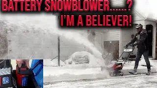 Review!  Toro BATTERY OPERATED SNOWBLOWER. Better than Gas Power?