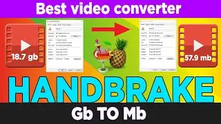 Best Video Converter For Windows & Mac | How to Convert Mov to mp4 | Handbrake 1.3.3 | sam tech