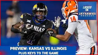 PREVIEW: #19 Kansas Jayhawks Football Travels to Illinois Fighting Illini on Saturday Night