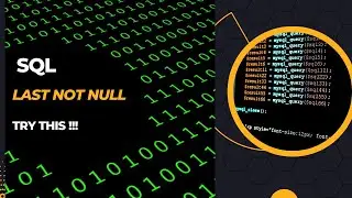 SQL | You Don't Need Multiple Lines Of Code | Last NOT NULL | Forward Fill | IGNORE NULLS