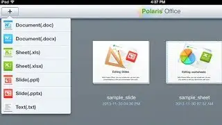 Polaris Office on iOS: view and edit MS Office documents on iPad / iPhone