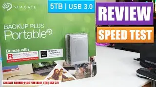 Seagate Backup Plus Portable 5TB | USB 3.0 | Review | Speed Test