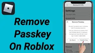 How To Remove Passkey On Roblox (2024)