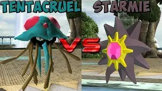 Pokemon battle revolution - Tentacruel vs Starmie