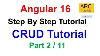 Angular 16 CRUD with Web API Tutorial Part #2 - Installation and Setup