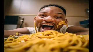 AI Will Smith eating spaghetti pasta 2 (Sora quality)