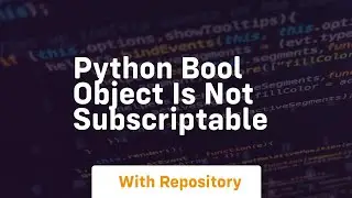 python bool object is not subscriptable