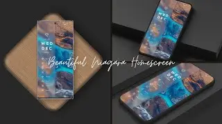 Minimal Niagara Launcher Pro Homescreen | Android Tutorial