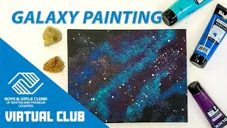 Art Project For Kids: How To Create A Galaxy Painting