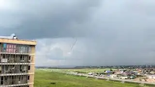 Смерч в Красноярске (31.07.2024).