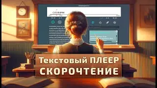 Плеер для текста ⏯ - СКОРОЧТЕНИЕ