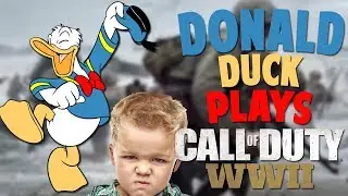 DONALD DUCK PLAYS CALL OF DUTY WW2!!