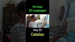 Catalan - Day 25 (50 Days 50 Languages) #language #languages #history  #polyglot #linguistics