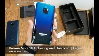 Huawei Mate 20 Unboxing and Hands on | English