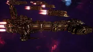 Adeptus Mechanicus vs Necrons - Skalgrim Mod - Massive Battle - Battlefleet Gothic Armada 2