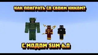 КАК ПОИГРАТЬ СО СВОИМ НИКОМ В МОДЕ SUM 6.0???