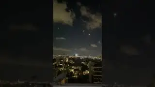 La Cúpula de Hierro destroza cohetes que llegan al cielo de Tel Aviv