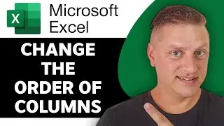 How to Change the Order of Columns in Excel Pivot Table | Excel Tutorial 2024