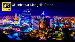 Ulaanbaatar, Mongolia - 4K Drone Video