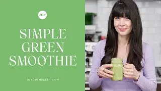 Simple Green Smoothie Recipe // Paleo + Plant-based