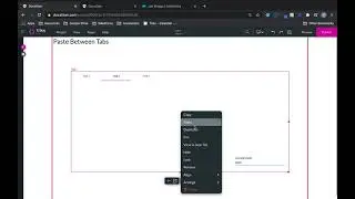 Copy and Paste elements from one tab to another