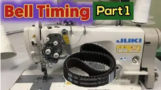 How To Belt Avoiding Timing On Double Needle Machine | Sewing Expert