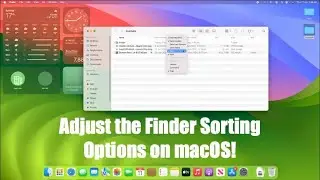 How to Adjust the Finder Sorting Options on macOS