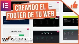 Tutorial Elementor: Creando el Footer o Pie de Pagina de tu Sitio Web