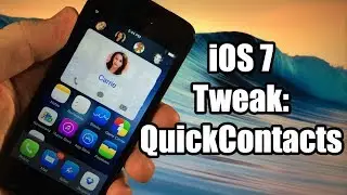 iOS 7 Jailbreak Tweak - QuickContacts