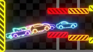 Neon Shutter Crush Survival Race