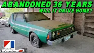 Will an ABANDONED AMC Run & Drive Home After 36 YEARS!? - Gremlin X Revival