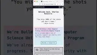Free Computer Science Degree from FreeCodeCampe