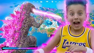 Как на изи победить Годзилла в Фортнайт Godzilla Fortnite