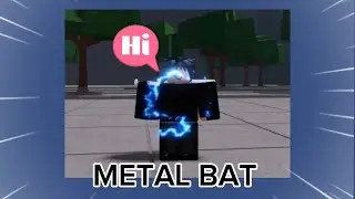 Metal bat gameplay | #saitamabattlegrounds #roblox (FREE)