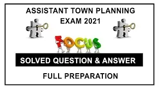 Assistant town planner government exam 2021 paper SOLVED QUESTION